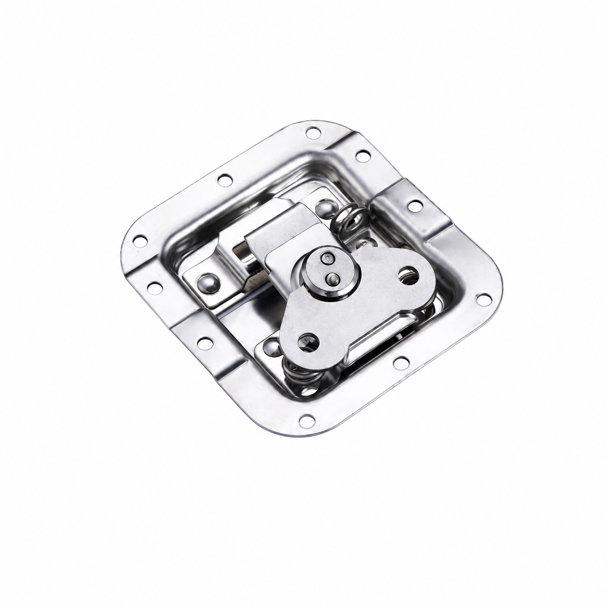 Recessed Spring-loaded Butterfly Latch